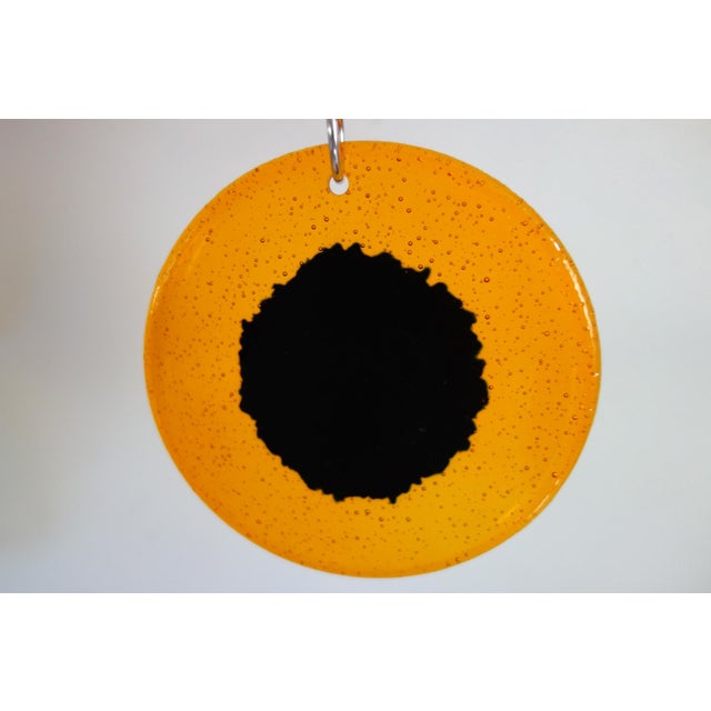 Metal Vintage Space Age Chandelier in the style of Gino Vistosi, 1970s For Sale - Image 7 of 10