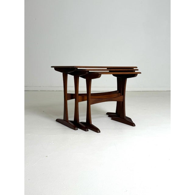 Teak Nesting Tables – Danish Design, 1960s A timeless set of Danish teak nesting tables from the 1960s. This practical and...