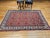 Vintage Persian Qum Area Rug, Handwoven Allover Paisleys Pattern, Red & Ivory, 5’ X 7’ For Sale - Image 4 of 18