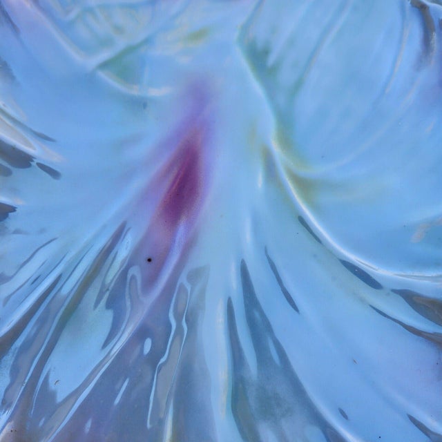 Early 20th Century Royal Bayreuth Art Nouveau Lady Figural Woman Dresser Tray, Bavaria Blue Mark For Sale - Image 4 of 4