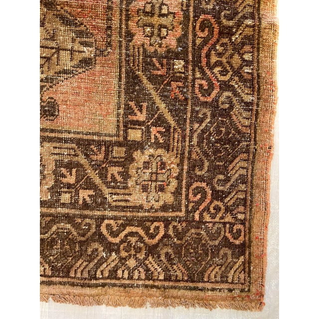 Traditional Late 19th Century Vintage Samarkand Rug For Sale - Image 3 of 9