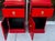 Pair of Vibrant Red & Aubergine Spanish Revival Style Curios For Sale In Miami - Image 6 of 9
