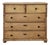 Large Antique English Pine Chest of Drawers For Sale