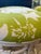 Summer Ivory & Lime Iron Scroll Upholstered Counter Stools (Set of 3) For Sale - Image 4 of 11