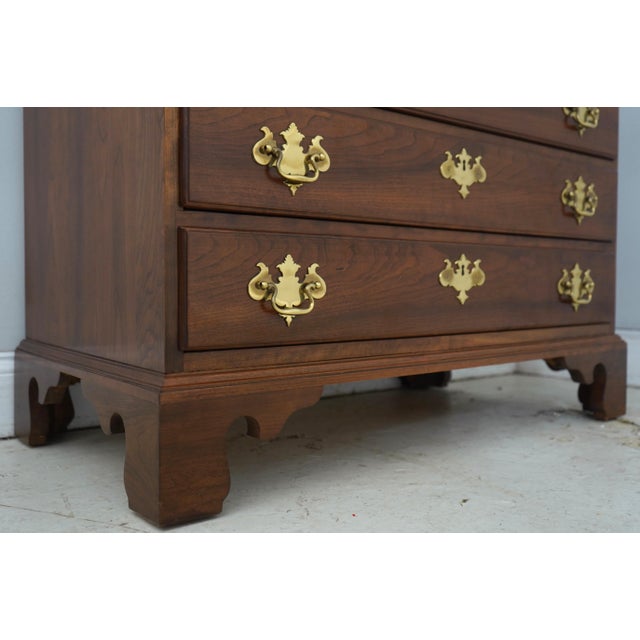 Stickley Cherry 2 Piece Secretary Desk W. Bookcase For Sale - Image 9 of 18