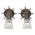Vintage Pair of Nautically Themed Sconces For Sale