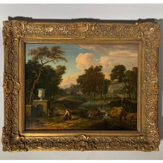 Albert Meyeringh (1645-1714) - Landscape of Ancient Ruins, 17th Century, Oil Painting For Sale