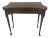English Mahogany Queen Anne Pad Foot Table For Sale