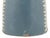 Japanese Cloisonne Enamel Vase Blue Ground Stylized Lotus Design For Sale - Image 4 of 7