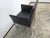 Jason 1410 Armchair Set in Black Leather by Walter Knoll, Set of 4 For Sale - Image 13 of 16