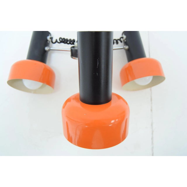 Metal Mid-Century Adjustable Chandelier from Napako, 1970s For Sale - Image 7 of 10