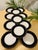 72 Pieces Royal Worcester English Porcelain Dinnerware Navy Blue & Gold Encrusted Set for 12 People For Sale - Image 10 of 12
