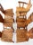 Farmhouse 1940s American Rustic Oak Dining Chairs | For Sale - Image 3 of 18