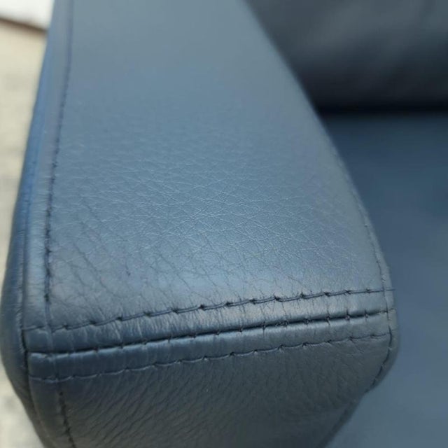 Walter Knoll Nelson Swivel Lounge Chair in Leather by Walter Knoll For Sale - Image 4 of 12