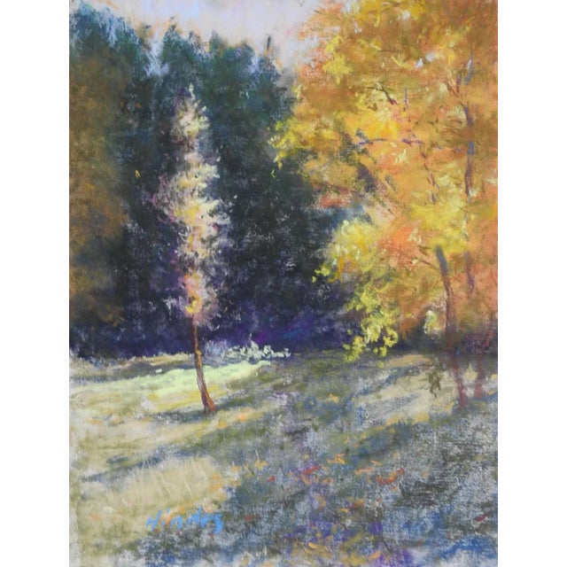 Impressionist Janice Hindes Pastel Landscape Painting For Sale - Image 4 of 4