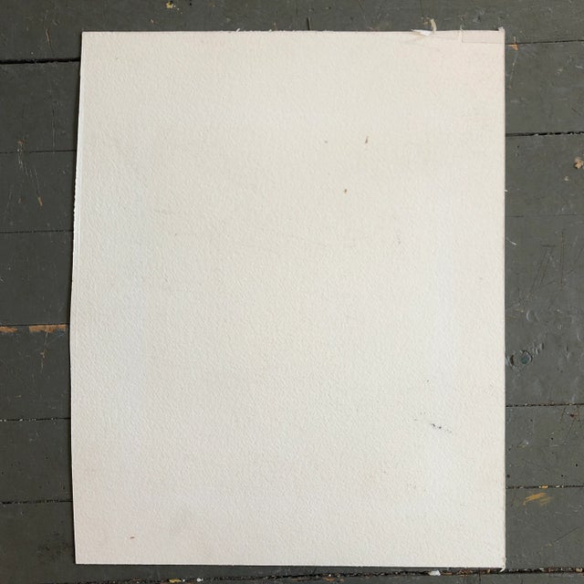 1970’s Original Vintage Abstract Precisionist Painting/Collage For Sale In Philadelphia - Image 6 of 7