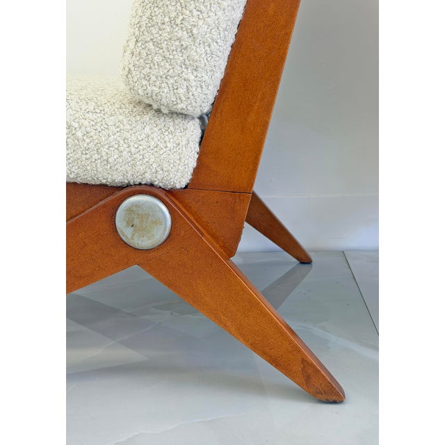 Pierre Jeanneret Scissor Lounge Chairs, Knoll, 1965, Original Cushions Included For Sale - Image 11 of 15