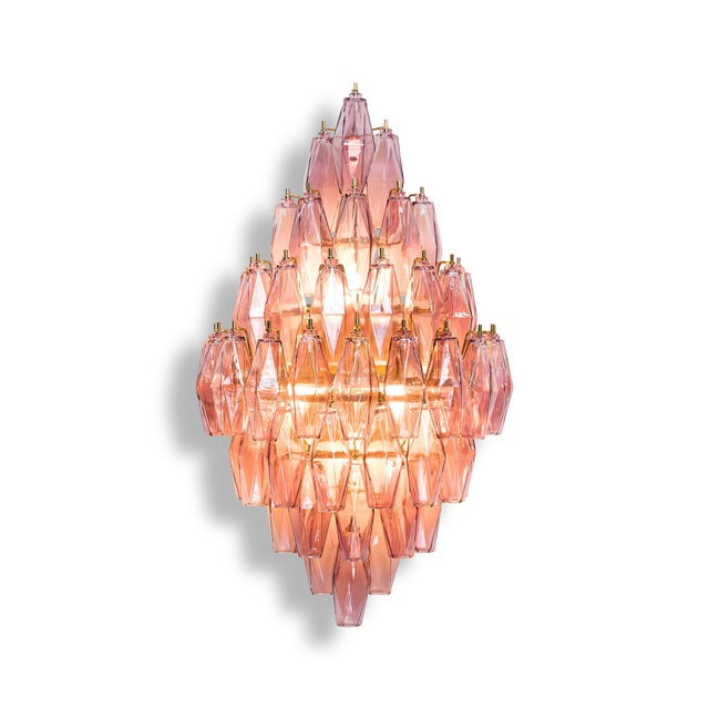 Early 21st Century Pink Sorrento Wall Light from Pure White Lines For Sale - Image 5 of 6