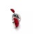 Silver Aaron Basha Diamond Ladybug Enamel 18k White Gold Shoe Charm Pendant For Sale - Image 8 of 8