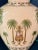 Dark Green Vintage Palm Beach Chic Vase For Sale - Image 8 of 10