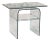 Italian Mobile Table in Crystal from Fiam, 1983 For Sale