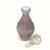Mid 20th Century Eclectic Pink & Purple Perfume Bottle Curation - Group of 3 For Sale - Image 5 of 8