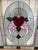 Bring timeless elegance and a warm glow to your home with this beautiful vintage Art Nouveau-style leaded stained glass...