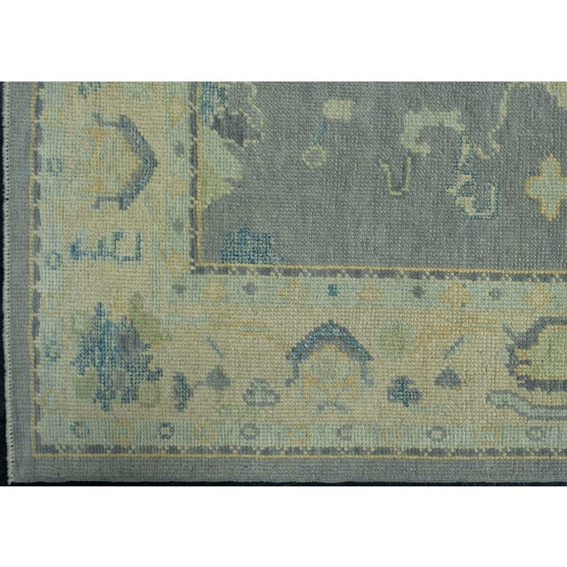 Turkish Oushak Rug 5' x 10' #18040 For Sale - Image 4 of 8