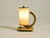 Brass Table Lamp with Opal Glass Shade, 1940s For Sale - Image 10 of 18