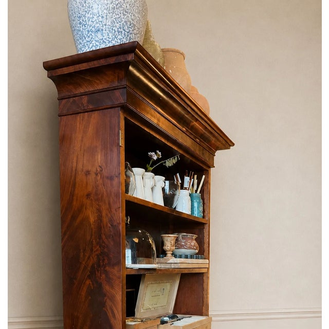 Vintage Mahogany Hutch Secretary Sale Price For Sale - Image 4 of 4