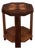 French Art Deco Macassar and Burl Walnut Octagonal Occasional Table For Sale