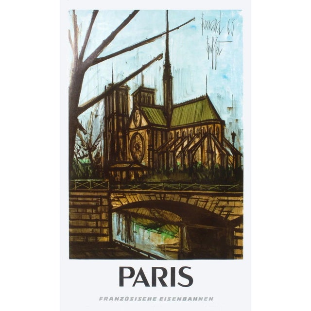 1967 Bernard Buffet (After) Paris Poster For Sale