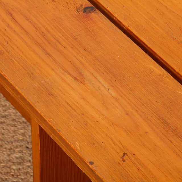 Brown 20th Century Pine Bench For Sale - Image 8 of 9