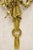 Late 19th Century French Louis XV Gold Gilt Bronze Ribbon Drape Large Wall Plaque Sconces - A Pair For Sale - Image 5 of 16