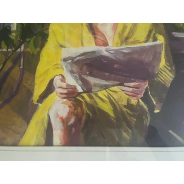 Watercolor by James Gleeson, Yellow Robe For Sale - Image 4 of 7