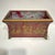 Pair Vintage Greek / Roman Neoclassical Red Painted Tole and Bronze Jardinieres For Sale - Image 9 of 12