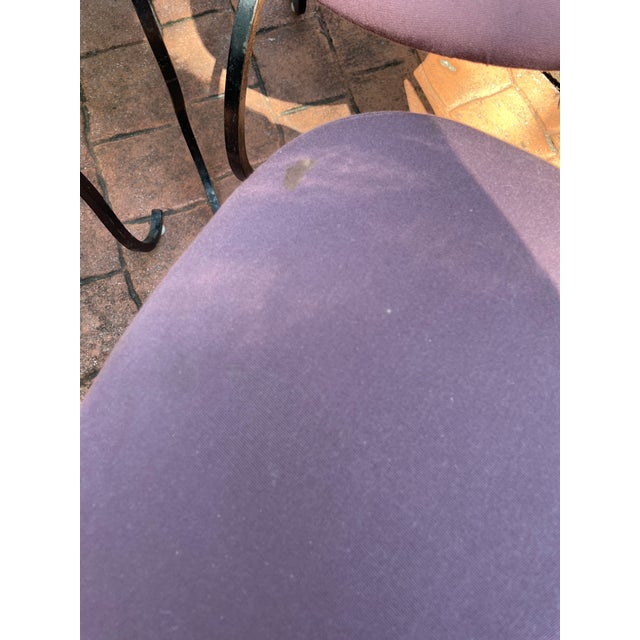 1960s Six 1960’s Brutalist High Back Dining Room, Chairs W/ Tile Inlai For Sale - Image 5 of 9