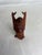 This Happy Buddha figure is very beautiful and auspicious. It is carved from gorgeous dark wood. Rubbing his belly is...