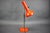 1970s German Bauhaus Style Orange Adjustable Desk Lamp, 1970s For Sale - Image 5 of 13