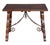 Coffee Spanish Baroque Console or Fratino Table From the 19th Century For Sale - Image 8 of 9