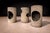 Mid-Century Modern Set of 3 Stools in Fiber Cement, Unknown, 1960s For Sale - Image 3 of 7