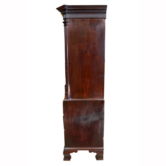 George III Mahogany Chest on Chest For Sale - Image 10 of 13