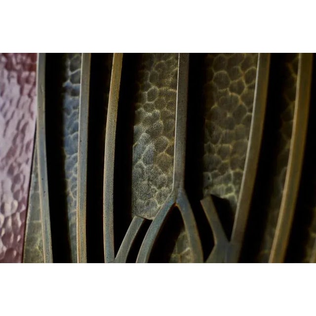 Mid-Century Cabinet in Brass, Metal, Enamel and Gemstones, Belgium, 1960s For Sale - Image 16 of 18