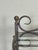 Dark Gray Vintage French Iron and Brass Baker's Rack For Sale - Image 8 of 8