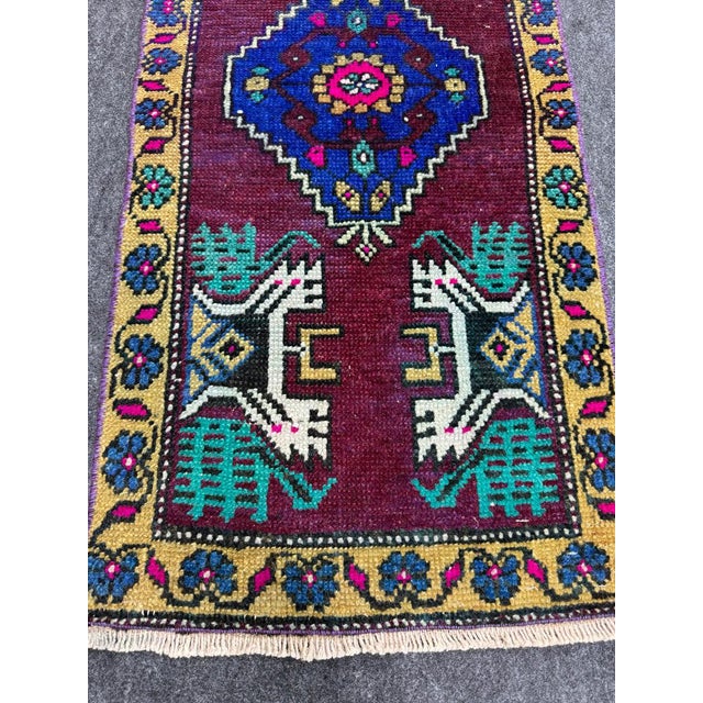 Contemporary Turkish Yastik Rug 1'6" x 3'2" For Sale - Image 3 of 5