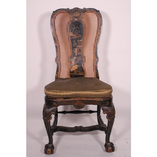 Traditional George II Style Chinoiserie Decorated Side Chair For Sale - Image 3 of 11