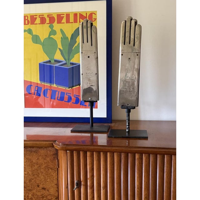 Glove Warmers from Hilaire et Cie Grenoble, France, 1940s, Set of 2 For Sale - Image 4 of 13