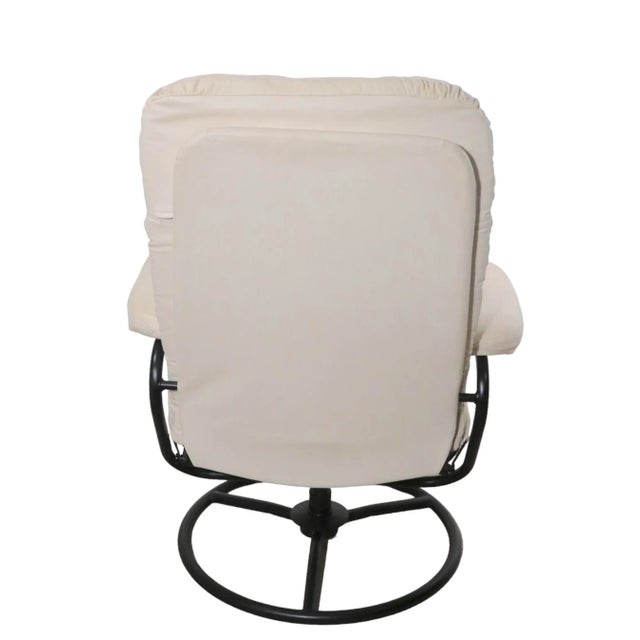 Ekornes ASA Adjustable Leather Lounge Chair With Ottoman by Pallister of North Dakota For Sale - Image 4 of 13