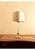 An exquisite French Art Deco table lamp dating from the 1920s–1930s, featuring a square base and column-style design with...