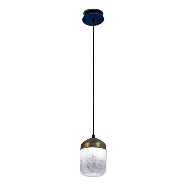 Glans Pendant Lamp by United Alabaster For Sale